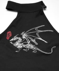 Punk Rave Bliss Halter Top - Dragon