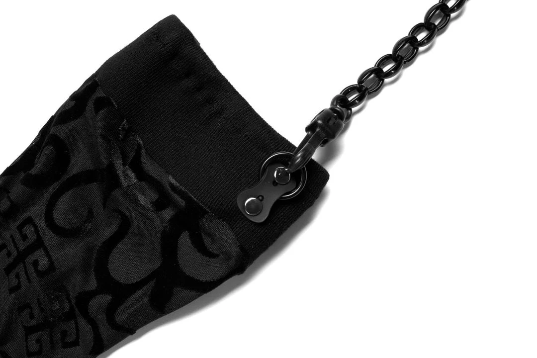 Accessories Punk Rave Noche Sleeves With Choker - Velvet Flocked 9 Accessories Punk Rave Noche Sleeves With Choker - Velvet Flocked