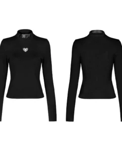 Punk Rave Ribcage Heart Top Ladies