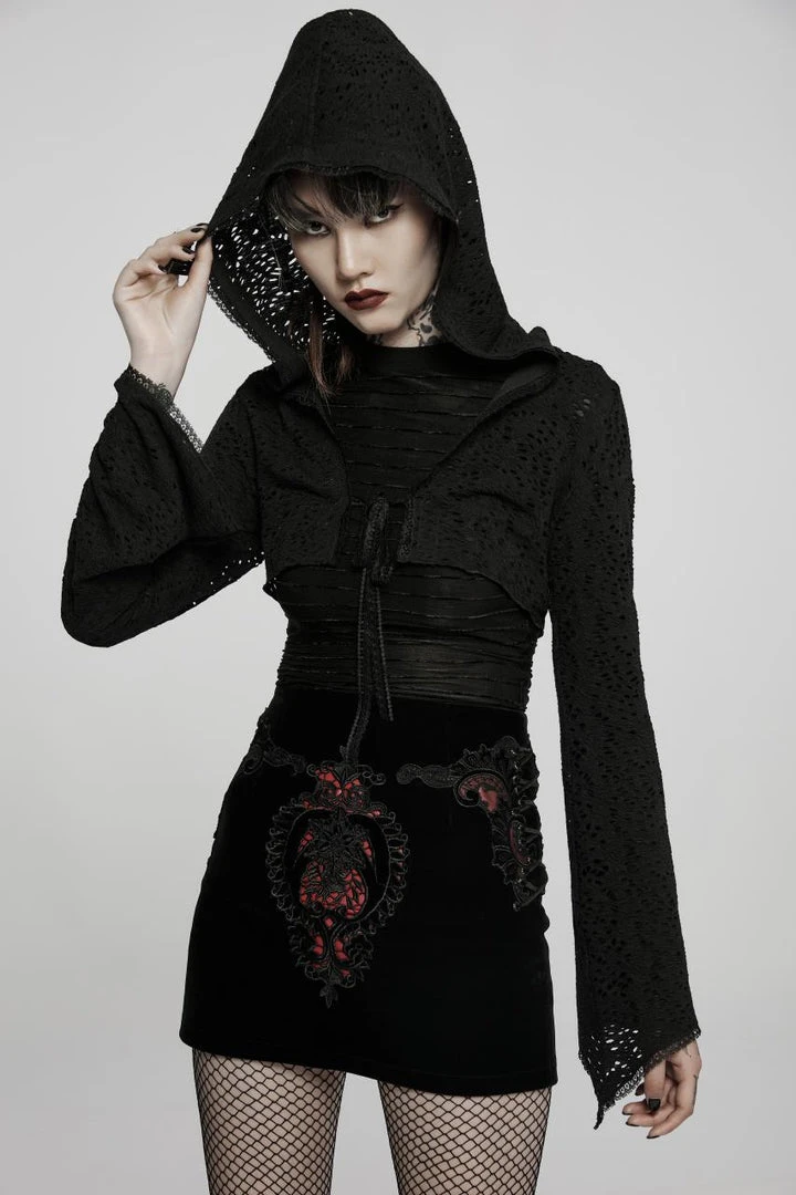 Punk Rave Willow Hooded Bolero 3 Punk Rave Willow Hooded Bolero