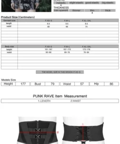 Punk Rave Excelsis Corset Belt 13 Punk Rave Excelsis Corset Belt