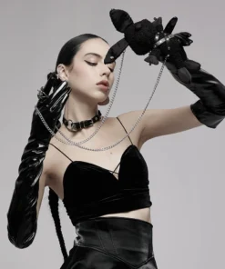 Punk Rave Dark Rabbit Plush Toy