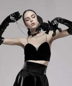 Punk Rave Dark Rabbit Plush Toy