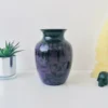 Weird & Wonderful Ceramics Purple Skull Curved Vase 2 Weird & Wonderful Ceramics Purple Skull Curved Vase