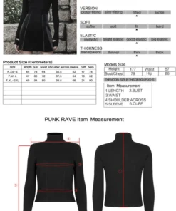 Punk Rave Ethelinda Turtleneck Top 15 Punk Rave Ethelinda Turtleneck Top