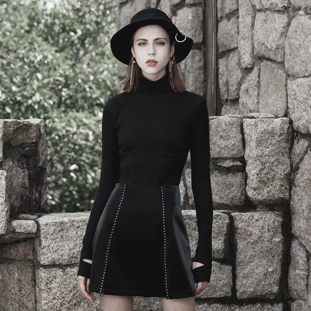 Punk Rave Ethelinda Turtleneck Top 3 Punk Rave Ethelinda Turtleneck Top