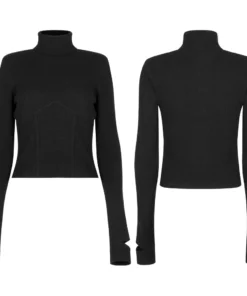 Punk Rave Ethelinda Turtleneck Top 12 Punk Rave Ethelinda Turtleneck Top