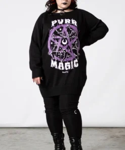 Ladies Killstar Purr Magic Knit Sweater