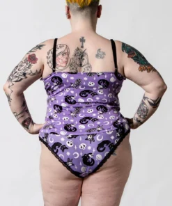 Killstar Purr Off Cami Top Plum Ladies 11 Killstar Purr Off Cami Top Plum Ladies