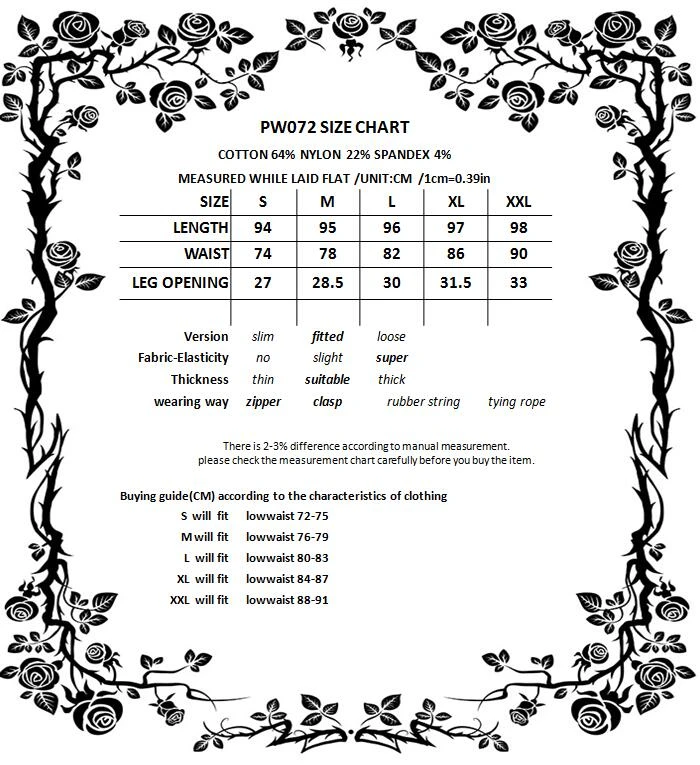 Ladies Dark In Love Gothic Bijou Trousers 14 Ladies Dark In Love Gothic Bijou Trousers