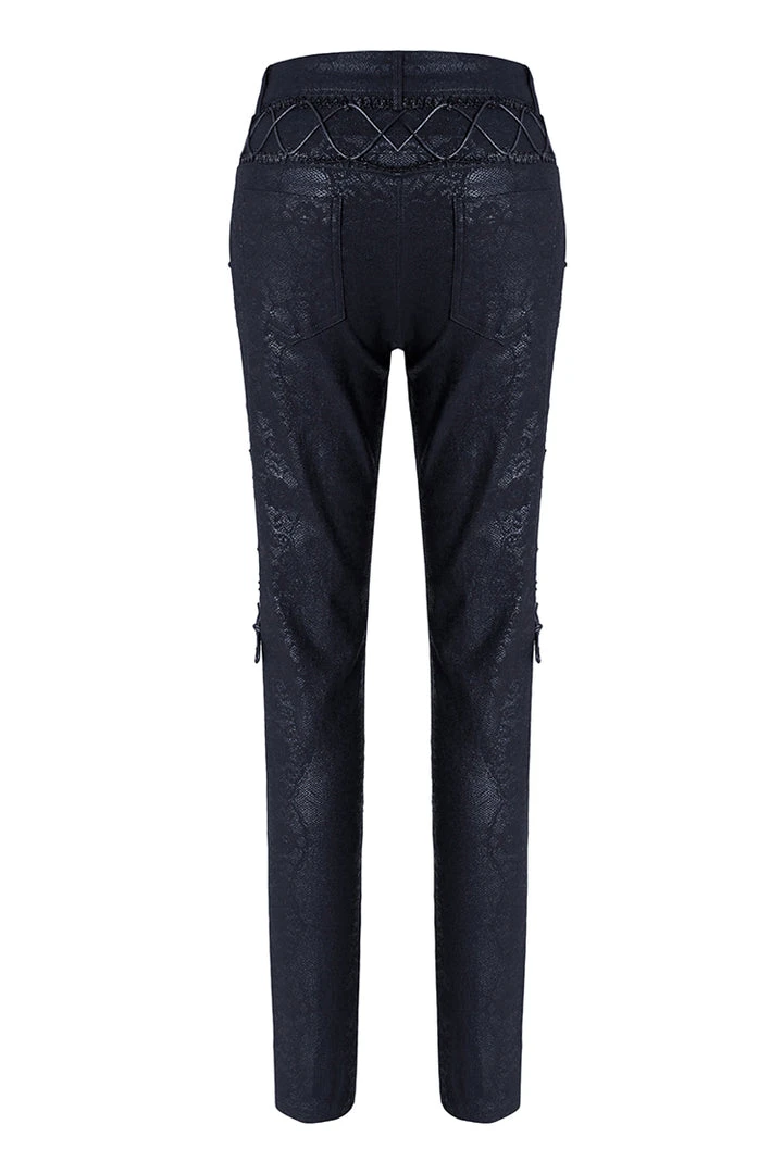 Ladies Dark In Love Gothic Bijou Trousers 4 Ladies Dark In Love Gothic Bijou Trousers