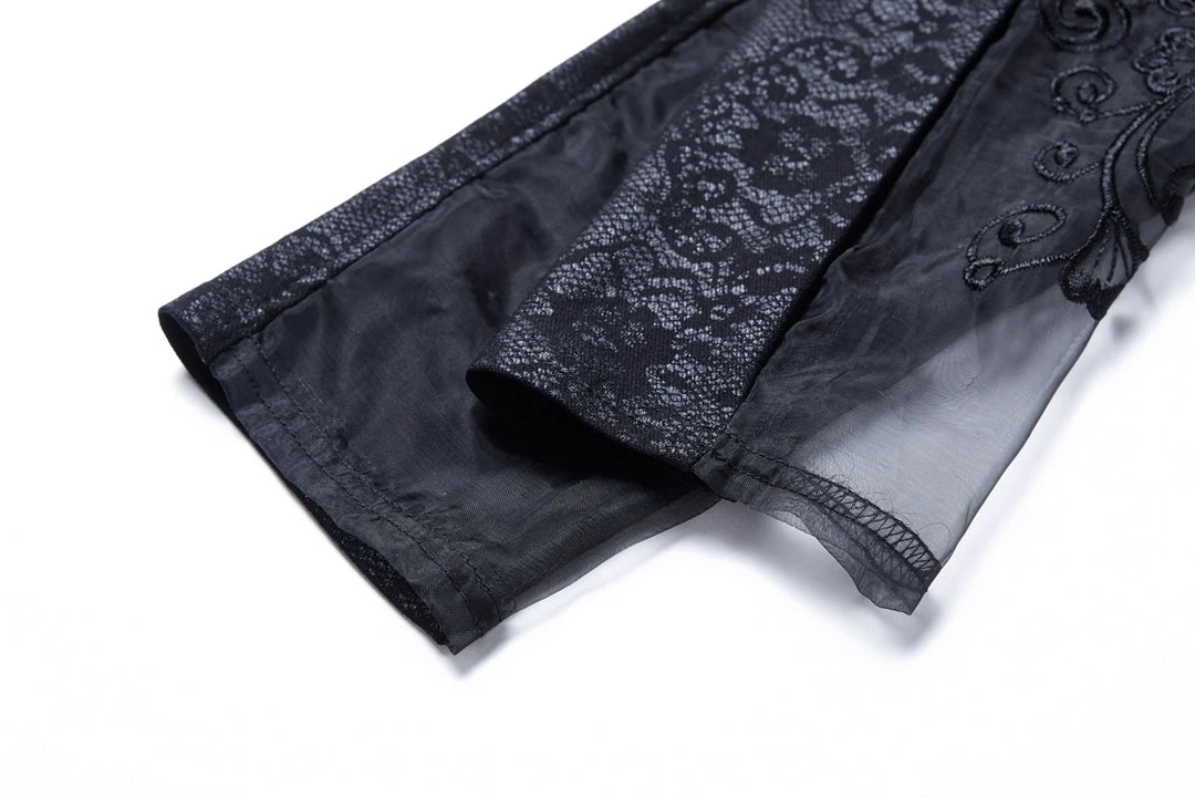 Ladies Dark In Love Gothic Bijou Trousers 8 Ladies Dark In Love Gothic Bijou Trousers