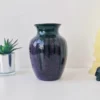 New Arrivals Weird & Wonderful Ceramics Purple Web Curved Vase