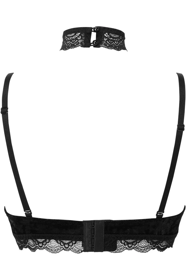 Killstar Pin Stuck Bra Black 8 Killstar Pin Stuck Bra Black