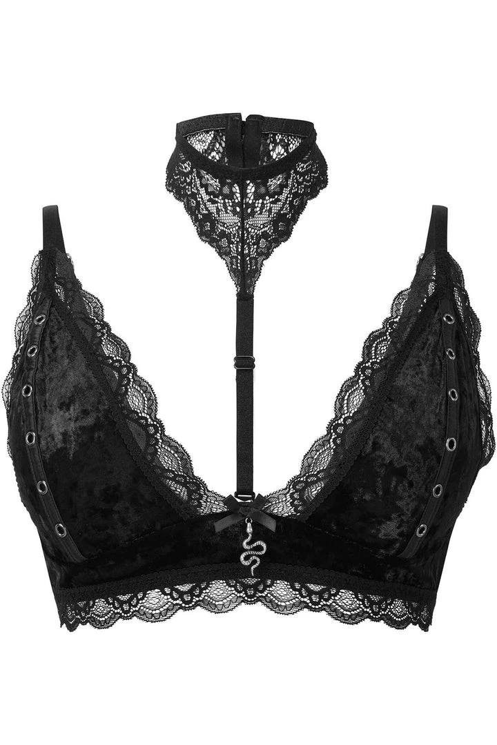 Killstar Pin Stuck Bra Black 6 Killstar Pin Stuck Bra Black