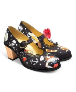 Hot Chocolate Design Chocolaticas Mid Heels Pirate Women's Mary Jane Pump Ladies