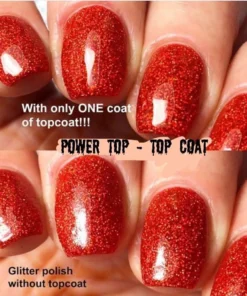 Radioactive Unicorn Power Top Coat Nail Polish