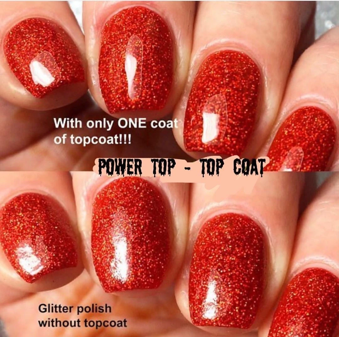 Radioactive Unicorn Power Top Coat Nail Polish 4 Radioactive Unicorn Power Top Coat Nail Polish