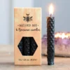 Gothic Gifts Black Beeswax Protection Spell Candles 1 Gothic Gifts Black Beeswax Protection Spell Candles