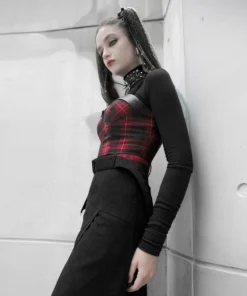 Punk Rave Arella Tartan Crop Top 21 Punk Rave Arella Tartan Crop Top