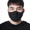 Accessories Punk Rave Lace Up Goth Face Covering