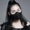 Punk Rave Myra Filigree Pattern Beaded Face Covering Accessories