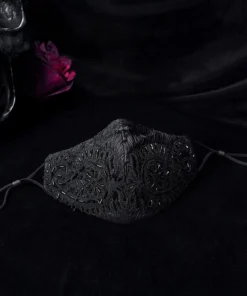 Punk Rave Myra Filigree Pattern Beaded Face Covering Accessories 12 Punk Rave Myra Filigree Pattern Beaded Face Covering Accessories