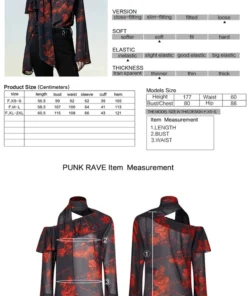 Punk Rave Reign Chiffon Top Ladies 16 Punk Rave Reign Chiffon Top Ladies