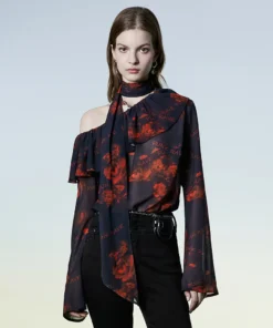 Punk Rave Reign Chiffon Top Ladies