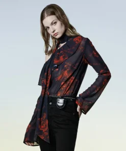 Punk Rave Reign Chiffon Top Ladies