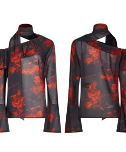 Punk Rave Reign Chiffon Top Ladies 15 Punk Rave Reign Chiffon Top Ladies