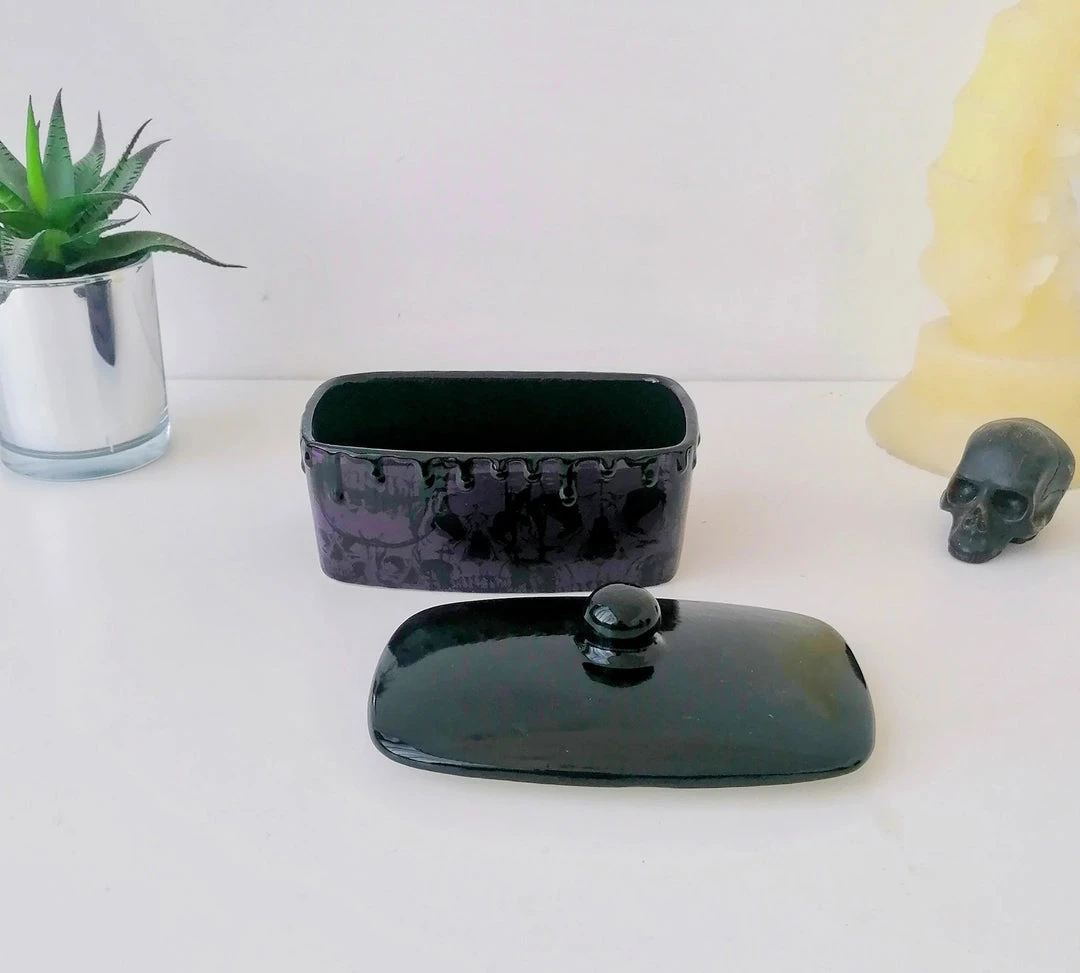 Weird & Wonderful Ceramics Purple Skull Butter Bowl New Arrivals 7 Weird & Wonderful Ceramics Purple Skull Butter Bowl New Arrivals