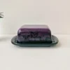 Weird & Wonderful Ceramics Purple Skull Butter Dish