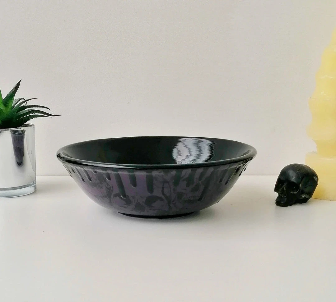 New Arrivals Weird & Wonderful Ceramics Purple Skull Pasta Bowl 5 New Arrivals Weird & Wonderful Ceramics Purple Skull Pasta Bowl