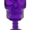 Gothic Gifts Purple Skull Wine Glass Homeware