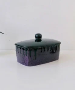Weird & Wonderful Ceramics Purple Web Butter Bowl