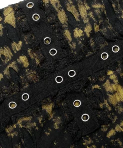 Punk Rave Elantra Mini Skirt Black / Yellow 18 Punk Rave Elantra Mini Skirt Black / Yellow