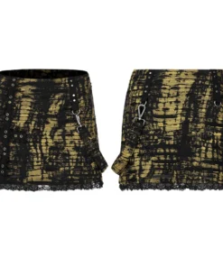 Punk Rave Elantra Mini Skirt Black / Yellow 16 Punk Rave Elantra Mini Skirt Black / Yellow