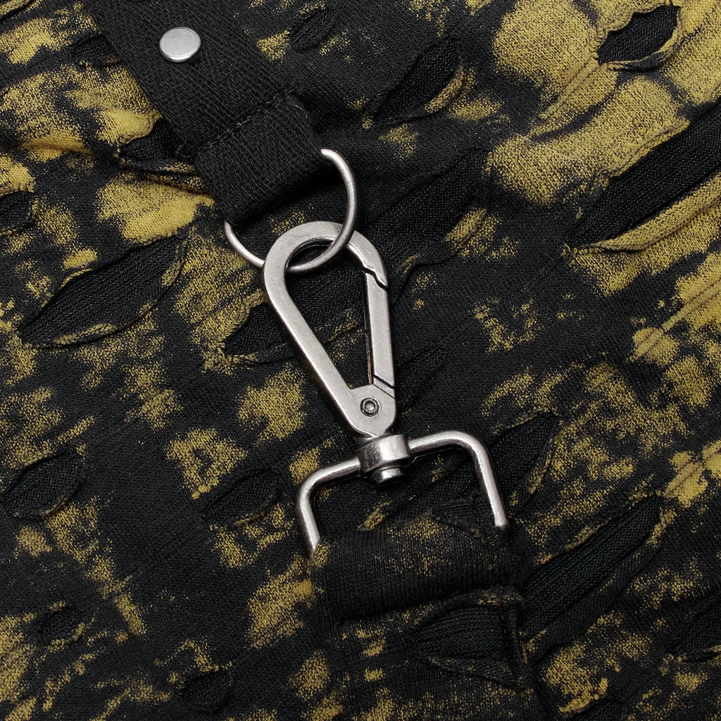 Punk Rave Elantra Mini Skirt Black / Yellow 8 Punk Rave Elantra Mini Skirt Black / Yellow