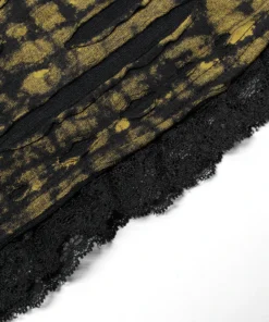 Punk Rave Elantra Mini Skirt Black / Yellow 19 Punk Rave Elantra Mini Skirt Black / Yellow