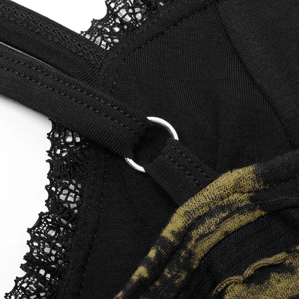 Punk Rave Elantra Mini Dress Black / Yellow 11 Punk Rave Elantra Mini Dress Black / Yellow