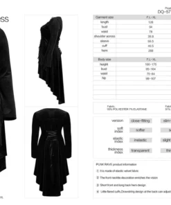 Punk Rave Petra Velvet Dress New Arrivals