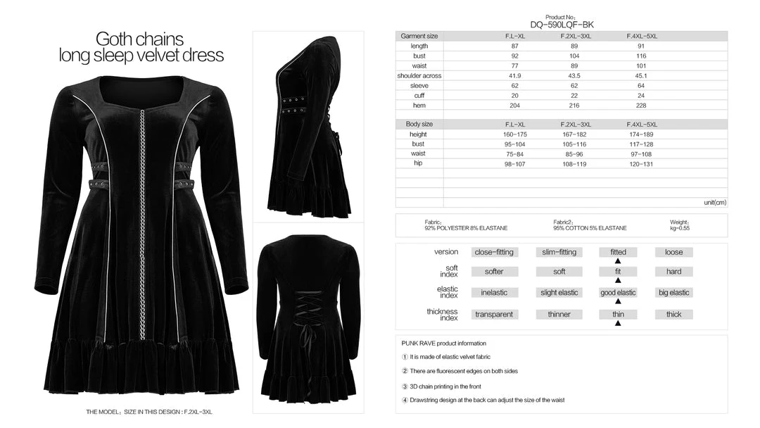 New Arrivals Punk Rave Isabelle Velvet Dress 8 New Arrivals Punk Rave Isabelle Velvet Dress