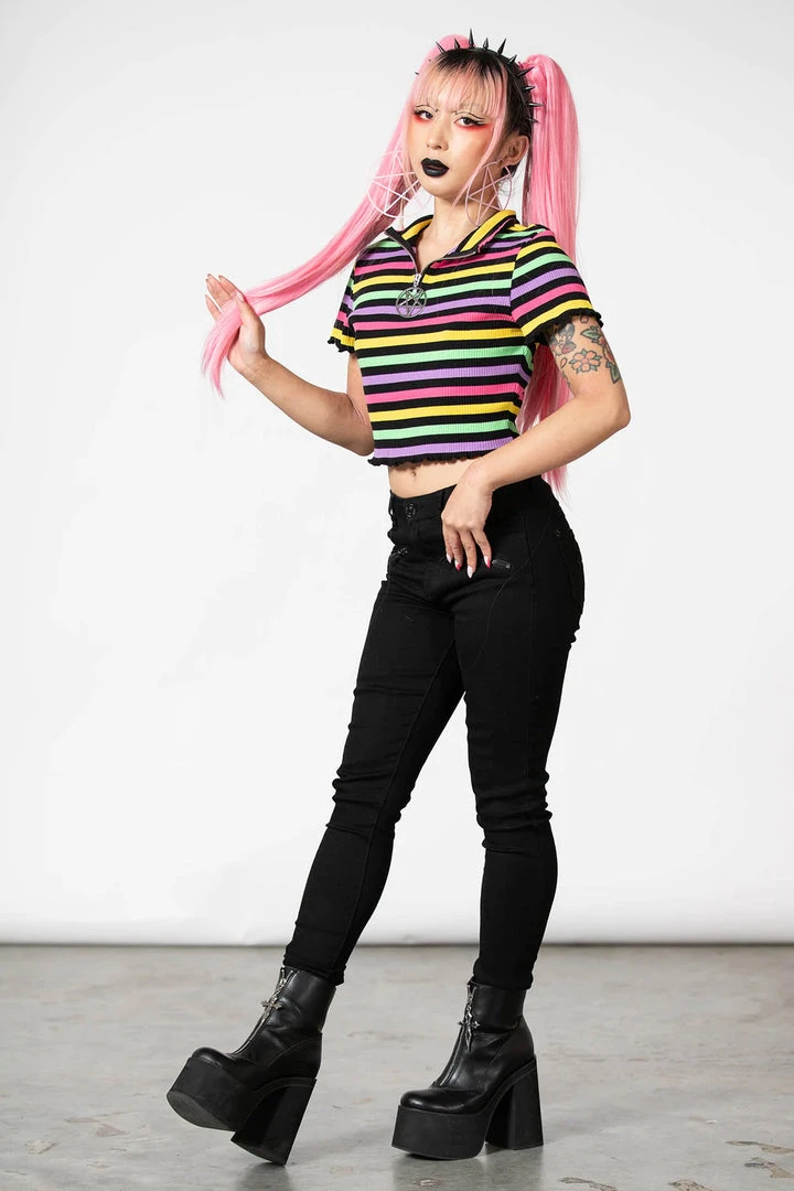 Killstar Rainbow Child Ribbed Top New Arrivals 4 Killstar Rainbow Child Ribbed Top New Arrivals