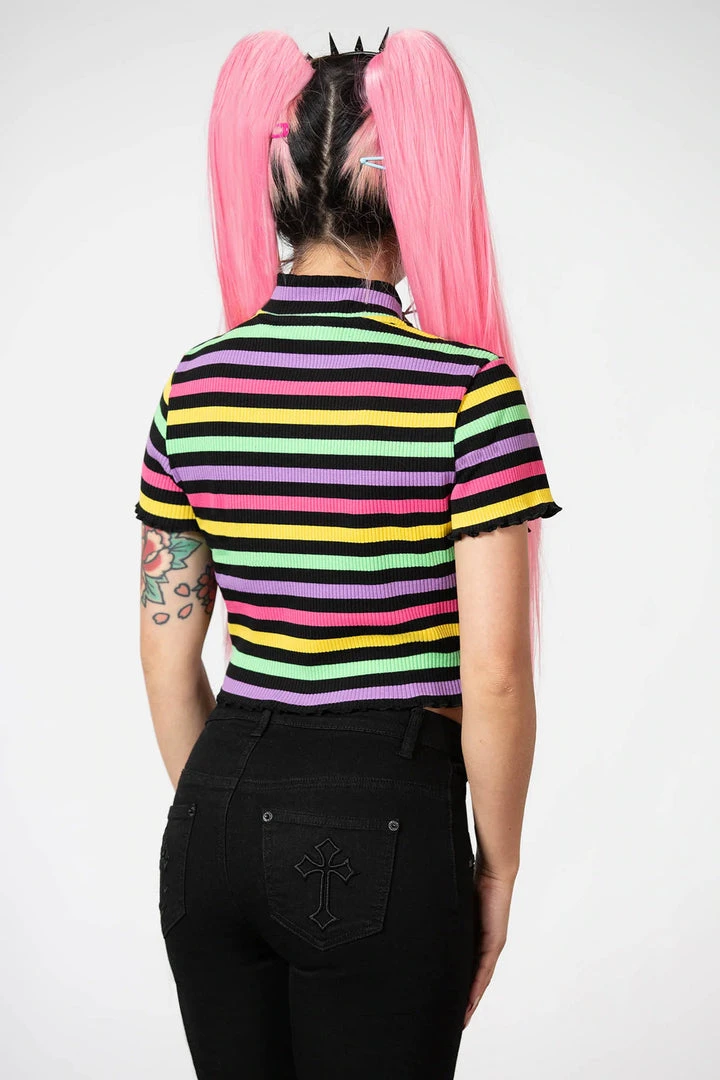 Killstar Rainbow Child Ribbed Top New Arrivals 6 Killstar Rainbow Child Ribbed Top New Arrivals