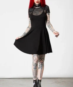 Killstar Rotten Luck Skater Dress Ladies