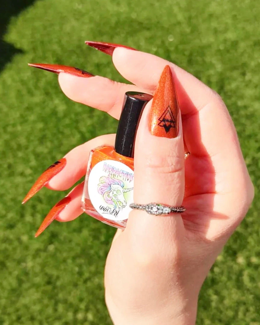 Radioactive Unicorn Hallow-Queen Nail Polish 3 Radioactive Unicorn Hallow-Queen Nail Polish