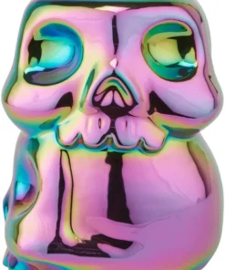 Homeware Killstar Rainbow Skulls Vase
