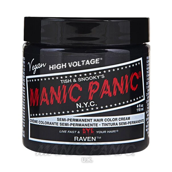 Manic Panic Classic Cream Hair Colour - Raven 8 Manic Panic Classic Cream Hair Colour - Raven