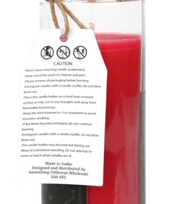 Homeware Gothic Gifts Rose 'Love' Spell Tube Candle